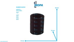 RUBBER SLEEVE - 01173493 suitable for MWM & Deutz engines