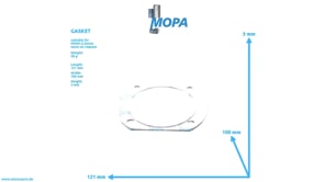 GASKET - 04001517 suitable for MWM & Deutz engines