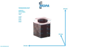 TENSIONING NUT - 04077838 suitable for MWM & Deutz engines