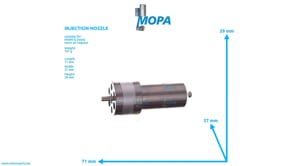 EINSPRITZDUESE - 04091878 passend für MWM & Deutz Motoren