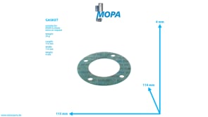 GASKET - 12030091 suitable for MWM & Deutz engines