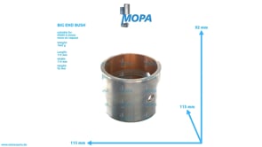 BIG END BUSH - 12171247 suitable for MWM & Deutz engines BIG END BUSH - 12171247 suitable for MWM & Deutz engines