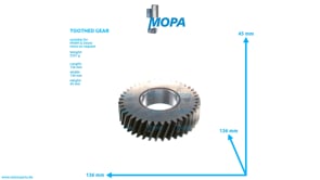 TOOTHED GEAR - 12302263 suitable for MWM & Deutz engines