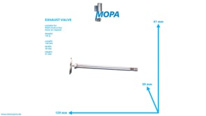 EXHAUST VALVE - 51041010627 suitable for MAN D engines