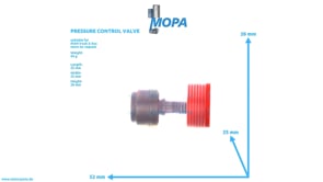 PRESSURE CONTROL VALVE - 51111080032 suitable for MAN D engines