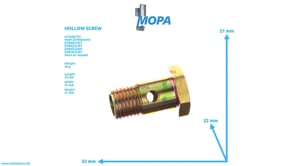 HOLLOW SCREW - 51981500175 suitable for MAN D engines