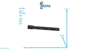 OIL LINE - 5501800122 suitable for MTU engines OIL LINE - 5501800122 suitable for MTU engines