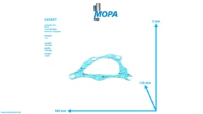 GASKET - 5600640080 suitable for MTU engines