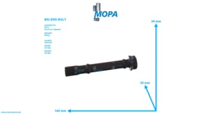 BIG END BOLT - 5840380071 suitable for MTU engines BIG END BOLT - 5840380071 suitable for MTU engines
