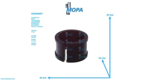 GROMMET - 700327035000 suitable for MTU engines