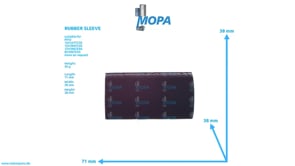 GUMMIMUFFE - 700368028002 passend für MTU Motoren