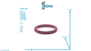 TORIC SEAL - 700429017002 suitable for MTU engines TORIC SEAL - 700429017002 suitable for MTU engines