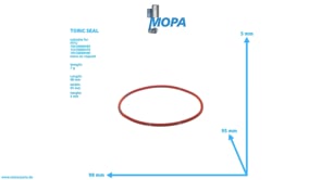 TORIC SEAL - 700429090005 suitable for MTU engines
