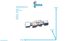 NON-RETURN VALVE - 700430010100 suitable for MTU engines