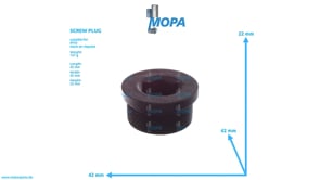 VERSCHLUSSSCHRAUBE - 000908036007 passend für MTU Motoren