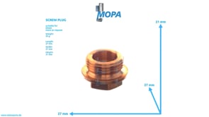 SCREW PLUG - 01171595 suitable for Deutz engines