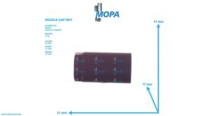 NOZZLE CAP NUT - 01318365 suitable for Deutz engines