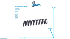 COMPRESSION SPRING - 02127643 suitable for MWM & Deutz engines