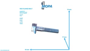 HEX FLANGE BOLT - 06032168307 suitable for MAN D engines
