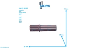 VALVE GUIDE - 12164633 suitable for Deutz engines