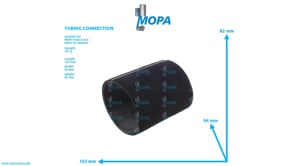 TUBING CONNECTION - 51963300340 suitable for MAN D engines