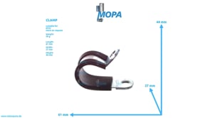 CLAMP - 916016022202 suitable for MTU engines