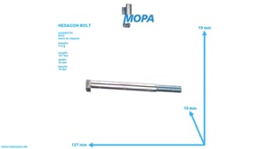 HEXAGON BOLT - 000931012085 suitable for MTU engines