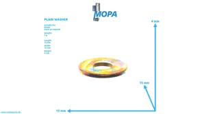 PLAIN WASHER - 01104946 suitable for Deutz engines