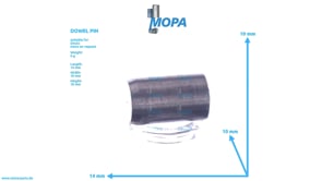 DOWEL PIN - 01105154 suitable for Deutz engines