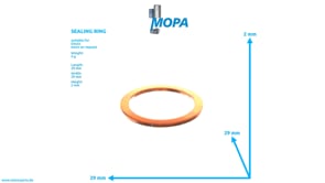 SEALING RING - 01118744 suitable for Deutz engines