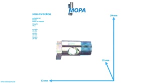 HOLLOW SCREW - 01119254 suitable for Deutz engines