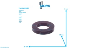 PLAIN WASHER - 01154442 suitable for Deutz engines
