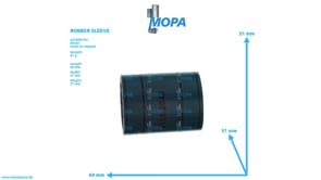 RUBBER SLEEVE - 01182640 suitable for Deutz engines