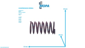 COMPRESSION SPRING - 01222033 suitable for Deutz engines