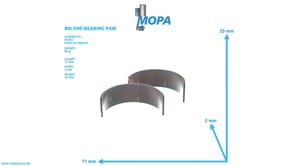 BIG END BEARING PAIR - 04232679 suitable for Deutz engines
