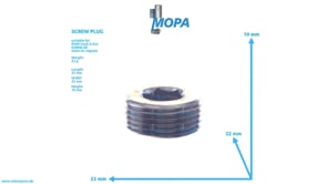 SCREW PLUG - 06080230207 suitable for MAN D engines