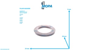 PLAIN WASHER - 06150330818 suitable for MAN D engines