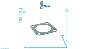 GASKET - 12028045 suitable for MWM & Deutz engines