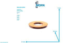 SEALING RING - 12313326 suitable for MWM & Deutz engines