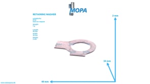 RETAINING WASHER - 5611810073 suitable for MTU engines