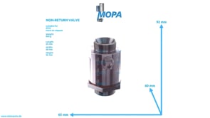 NON-RETURN VALVE - 5841801732 suitable for MTU engines