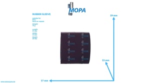 RUBBER SLEEVE - 700368045010 suitable for MTU engines