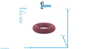 TORIC SEAL - 700429012002 suitable for MTU engines