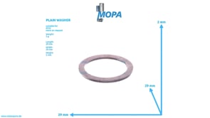 PLAIN WASHER - 717115022100 suitable for MTU engines
