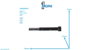 SCREW/BOLT - 0009906012 suitable for MTU engines