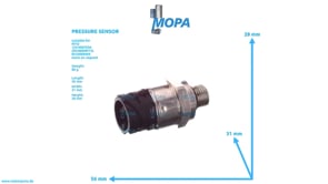 PRESSURE SENSOR - 0035352531 suitable for MTU engines