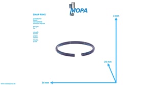 SNAP RING - 01119830 suitable for Deutz engines