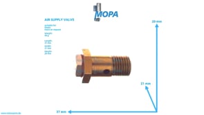 AIR SUPPLY VALVE - 01148677 suitable for Deutz engines