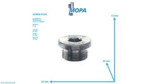 SCREW PLUG - 01171124 suitable for MWM & Deutz engines