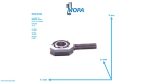 ROD END - 04071512 suitable for MWM & Deutz engines